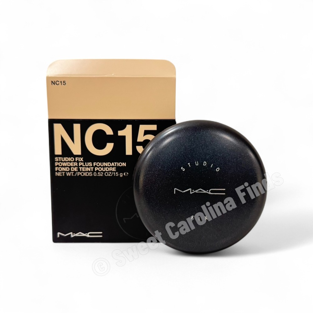 MAC Studio Fix Powder Plus Foundation NC15 15g /0.52oz New โ Original Formula - Picture 2 of 4
